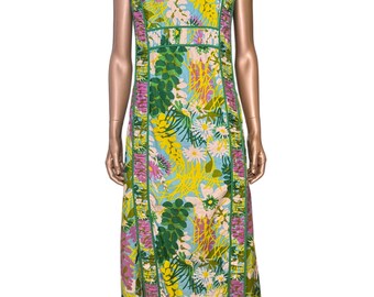 Vintage 1960s/70s Floral Hawaiian by Evelyn Pearson Size M/L