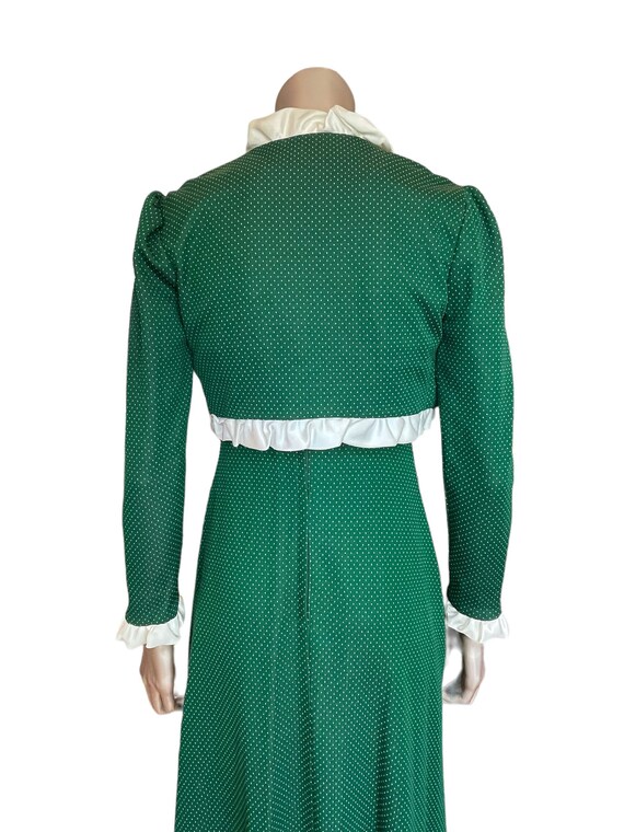 Emerald Green Ruffle Concept Gown main image 0