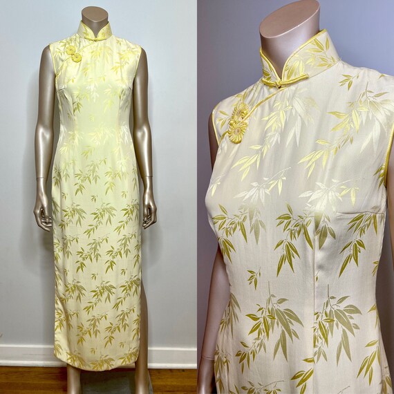 chartreuse cheongsam