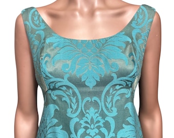 Vintage 1960s Brocade Glam Gown