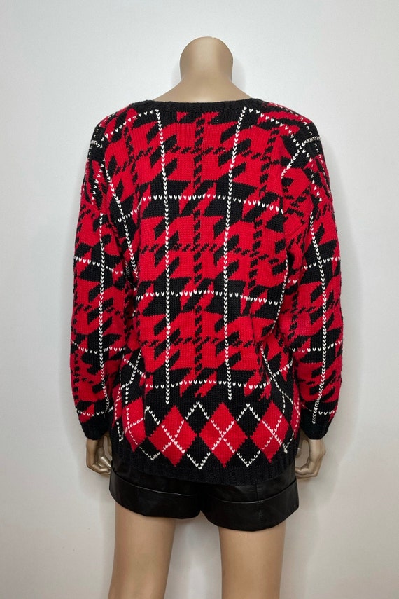 Vintage 1980s / 1990s Hand Knit IZOD Sweater - image 5