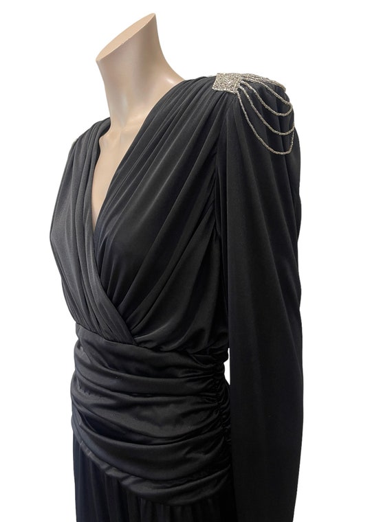 HOLD-Vintage 1980s Glam Jumpsuit with 1930s Style… - image 3