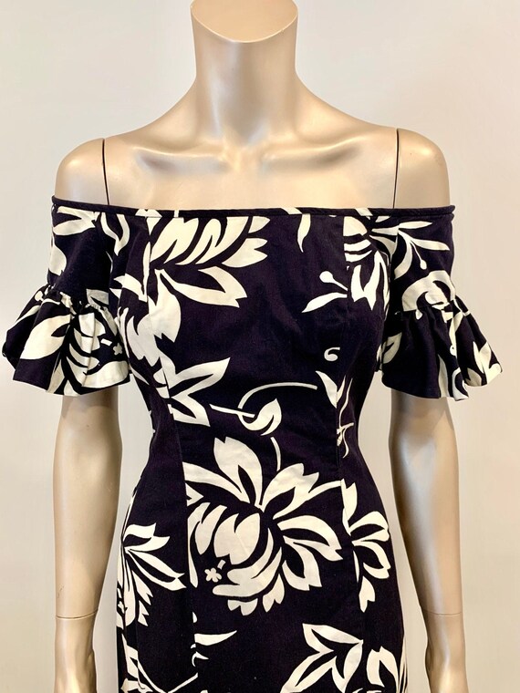 Vintage 1960s Alfred Shaheen Va Voom Hawaiian Dre… - image 6