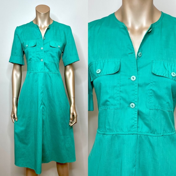 Vintage 1970s American Shirt Dress - image 1