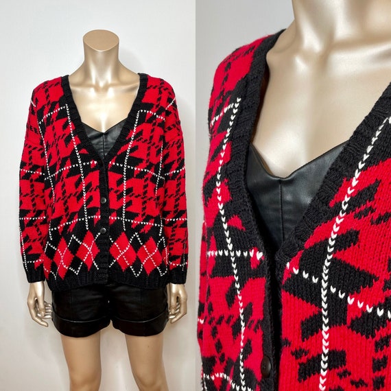 Vintage 1980s / 1990s Hand Knit IZOD Sweater - image 1