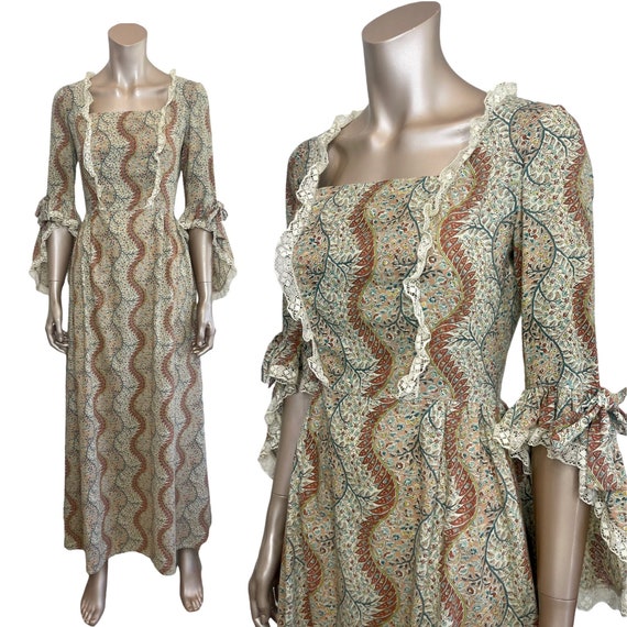 Vintage 1970s Gorgeous Prairie Cottagecore Dress - image 1