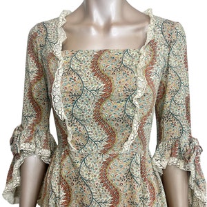 Vintage 1970s Gorgeous Prairie Cottagecore Dress