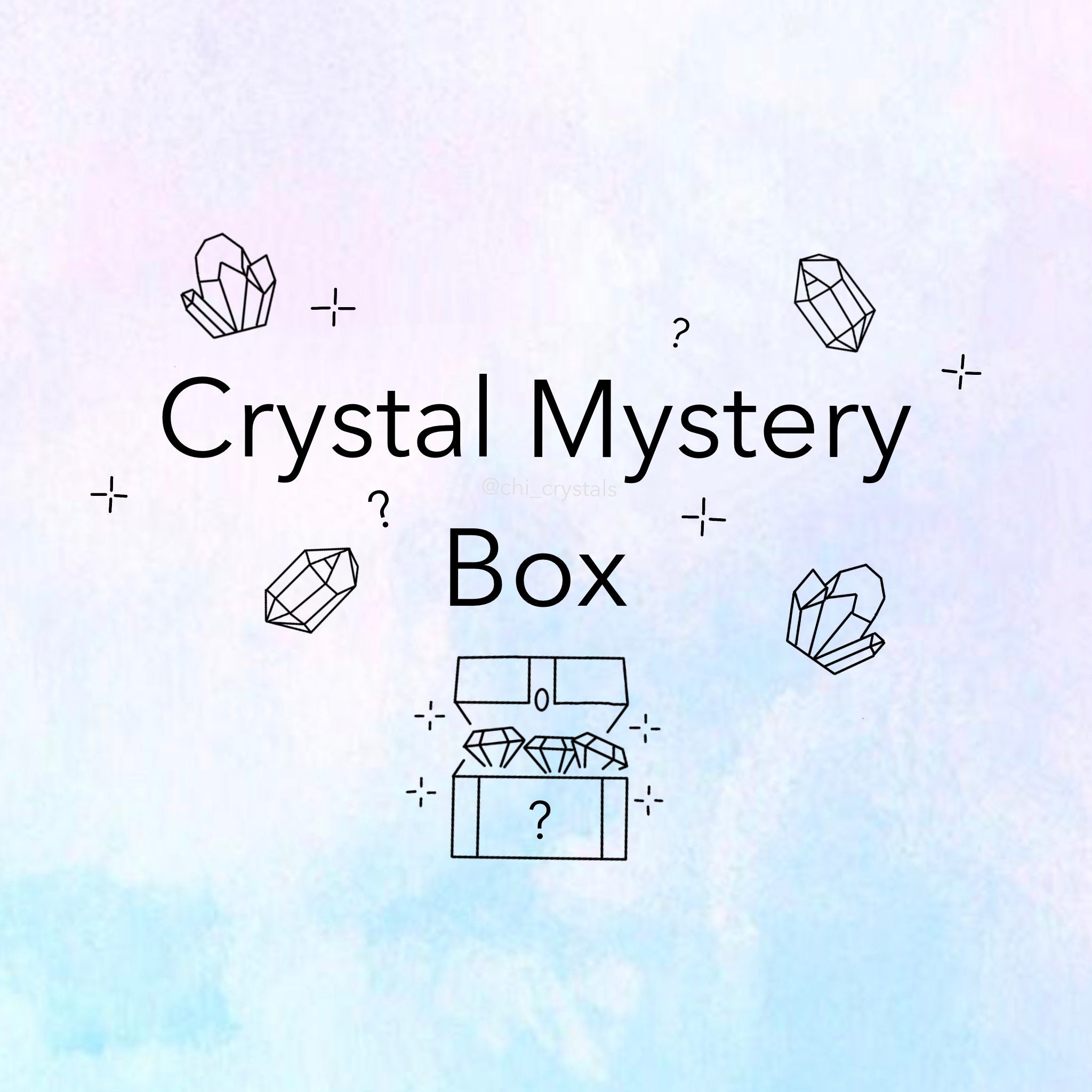 Crystal Mystery Box Intuitively Chosen Crystal Gifts Etsy