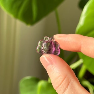 Rainbow Fluorite Bee Carving | Mini Crystal Insect Totem | Focus & Hard Work Energy | Pocket Crystal Gift | Healing Animal Figurine