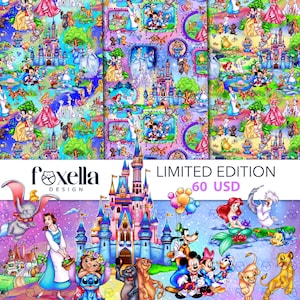 LIMITED EDITION 40 Sales - 6 Patterns Jpg and  3 Patterns PNG, 3 Backgrounds, All Clip arts,
