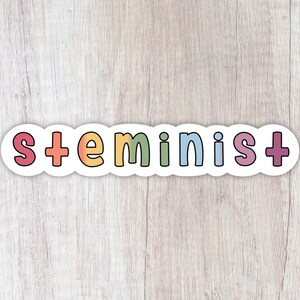 STEM Sticker, Waterproof Glossy Vinyl, Science Decal