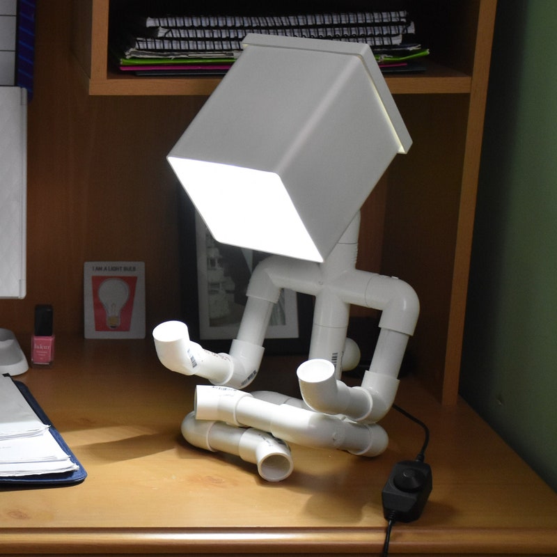 Pvc Pipe Lamp - Etsy