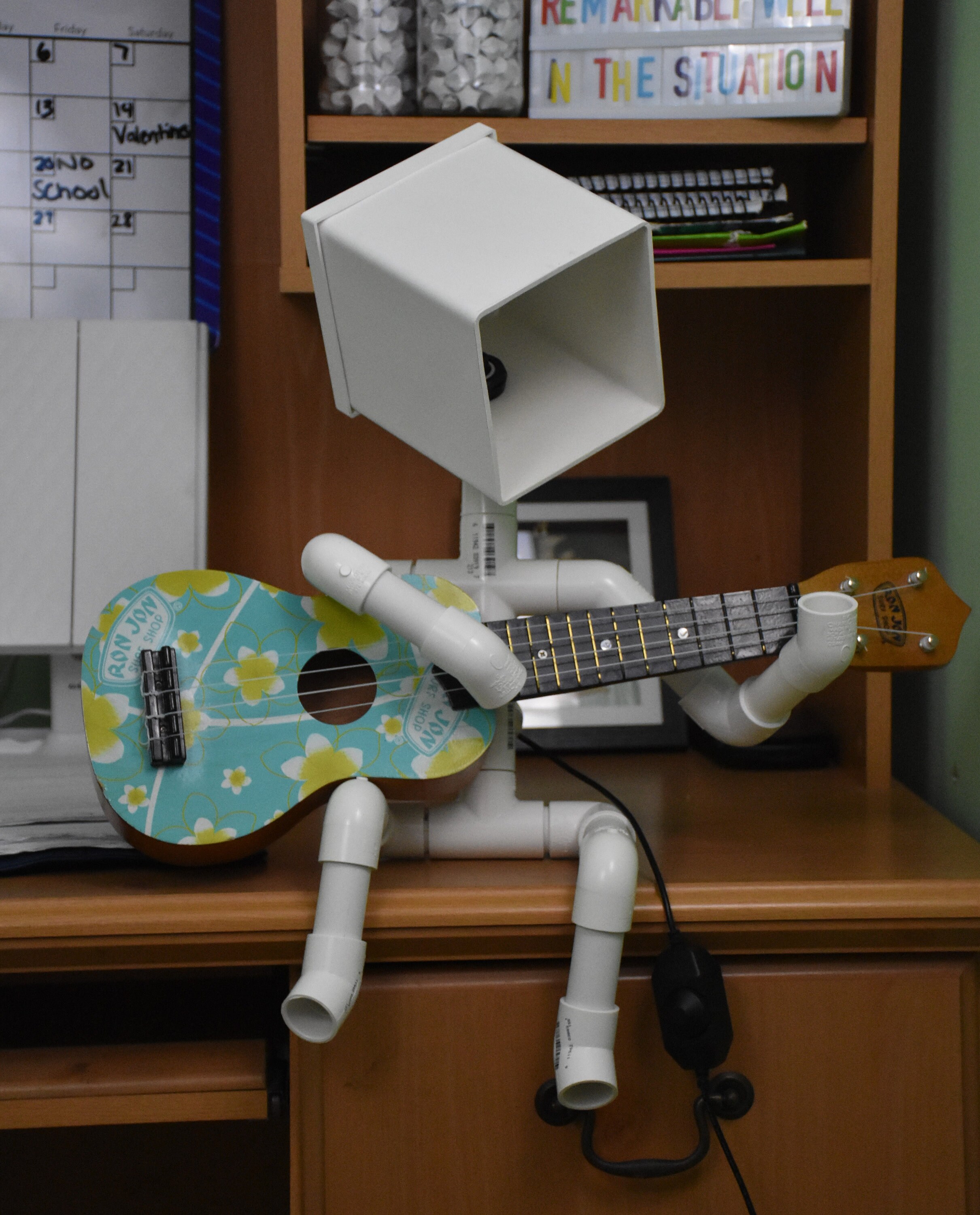Piper - Posable USB LED Desk Lamp Made of PVC Pipe and Fittings - Etsy