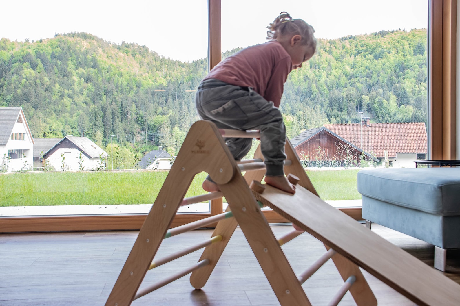 Pikler triangle with board Etsy