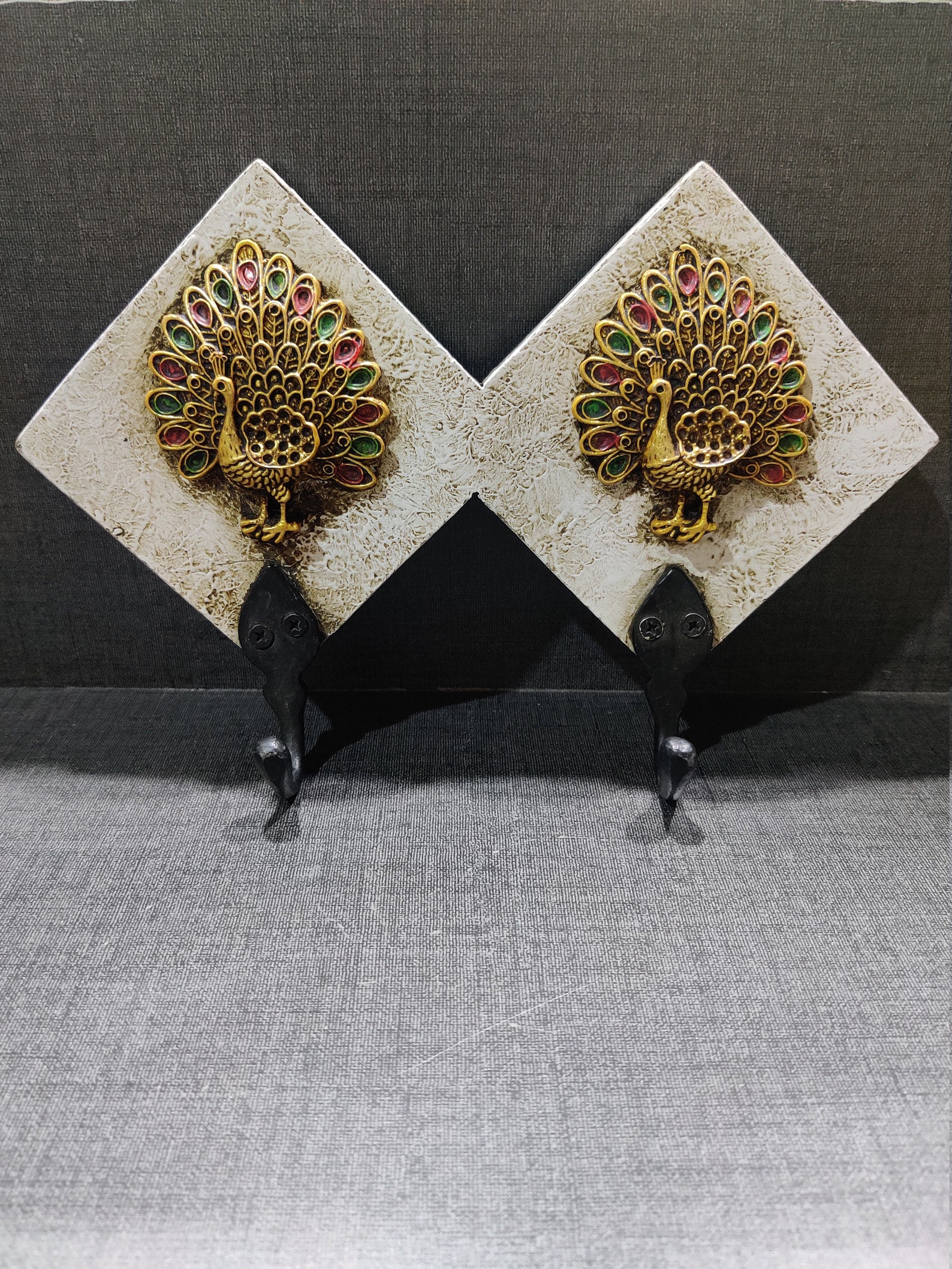 Handmade antique vintage wall hanging hanger / decor your wall Etsy