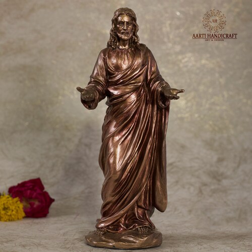 Jesus Statue, Lord Jesus Statue, 25 CM Jesus Christ Statue, shops Jesus Idol, Christmas Gift, Christian God, Christ the Redeemer Statue
