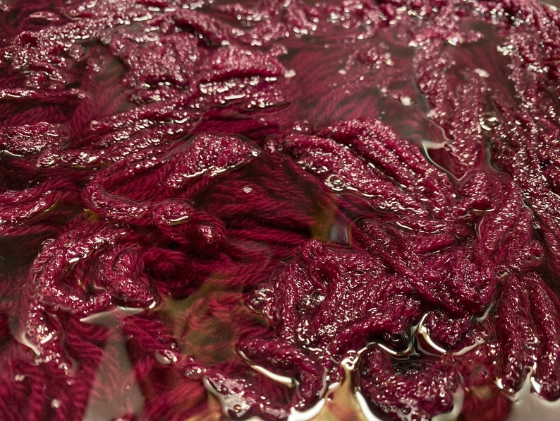 Heidi deep shades of purple made in the USA 100/% merino wool