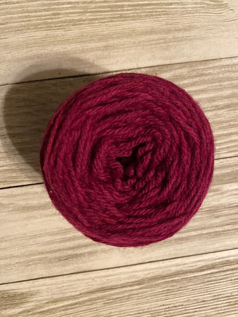 Heidi deep shades of purple made in the USA 100/% merino wool