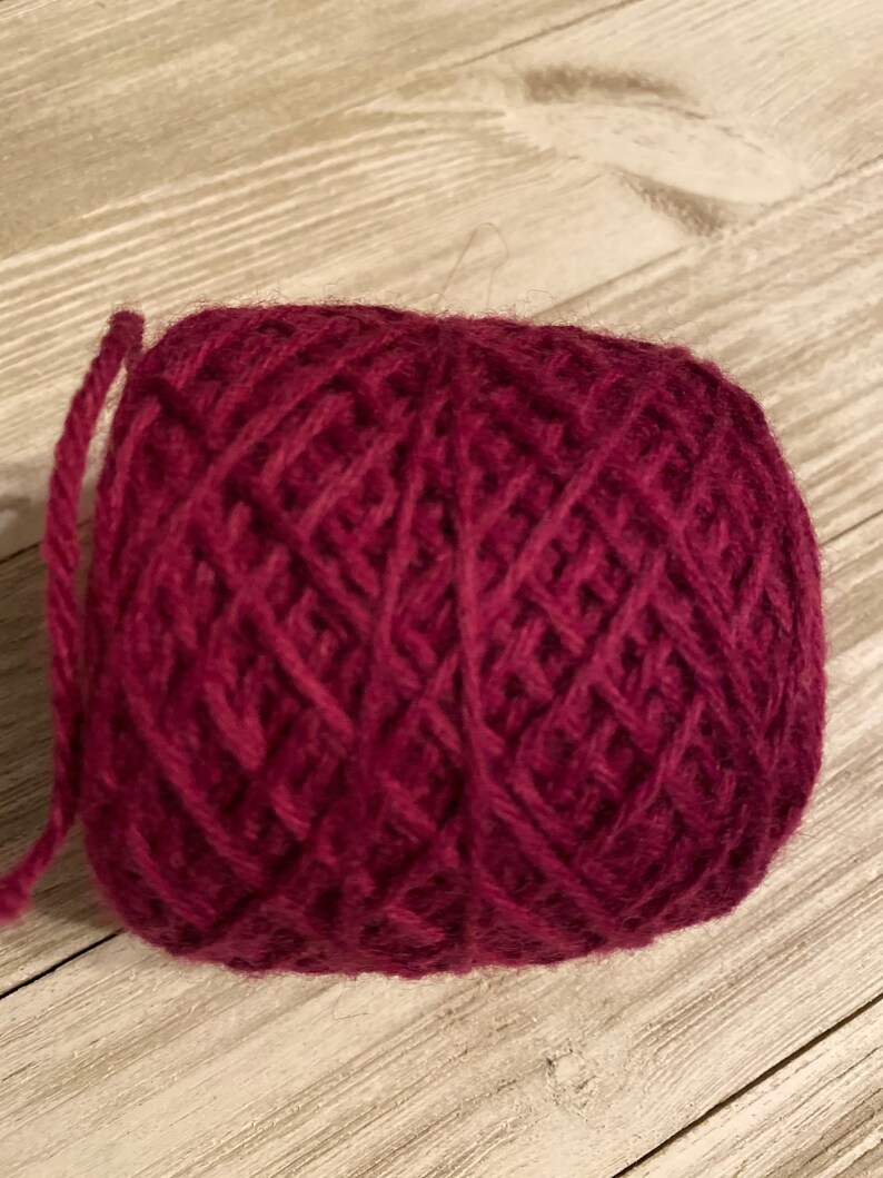 Heidi deep shades of purple made in the USA 100/% merino wool