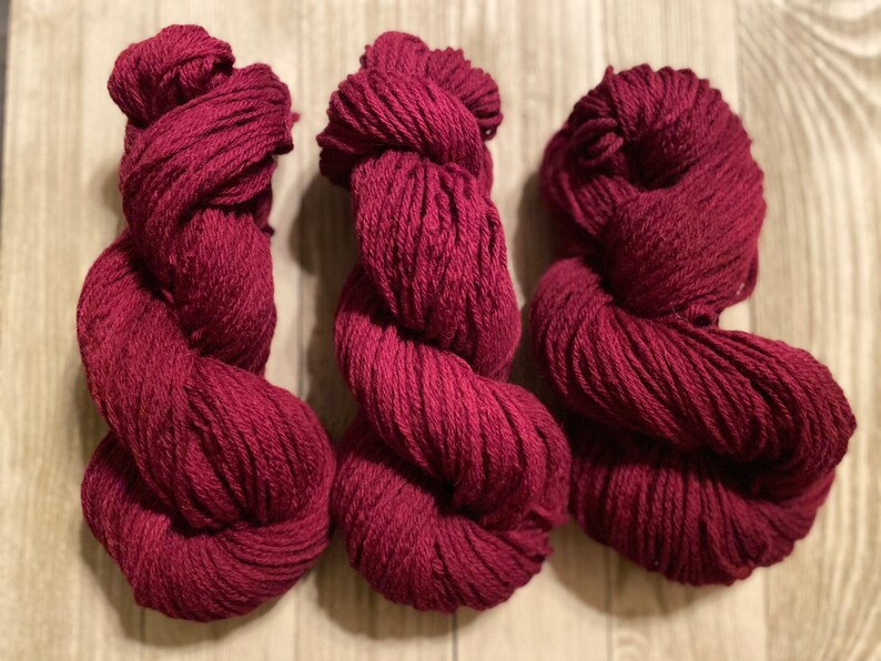 Heidi deep shades of purple made in the USA 100/% merino wool