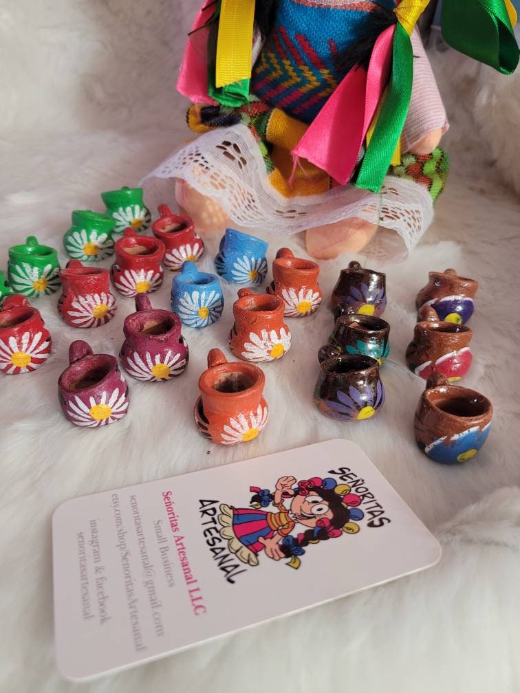 Mini Ceramic Jarritos 1 Inch Etsy