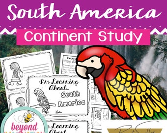 Value Bundle South America Continent Study | Instant Digital Download | Printable Activity for Kids