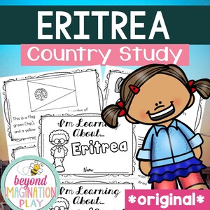 Eritrea Country Study Worksheets | Printable Geography Fun Activities for Kids | Homeschool Social Studies | Instant Digital Download Fun