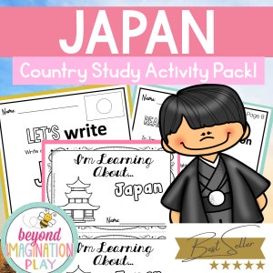 Japan Country Studie *VERKAUFSVERKÄUFER* Verstehen, Aktivitäten + Spielen, vorgeben | Sofortiger digitaler Download