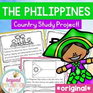The Philippines Country Study Worksheets | Printable Geography Fun Activities for Kids | Homeschool Social Studies | Instant Download