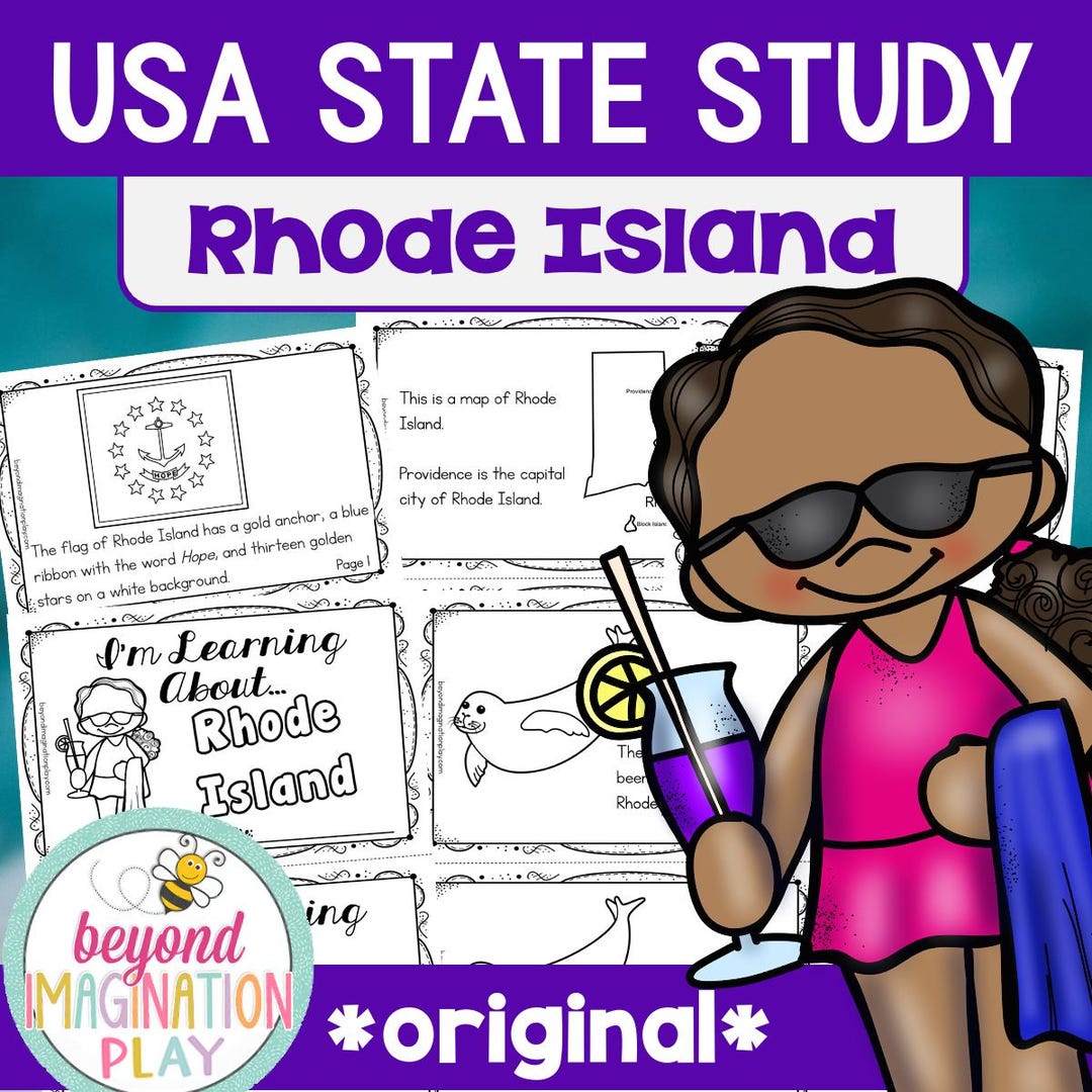 Rhode Island State Study Worksheets | 50 States Activities for Kids ...