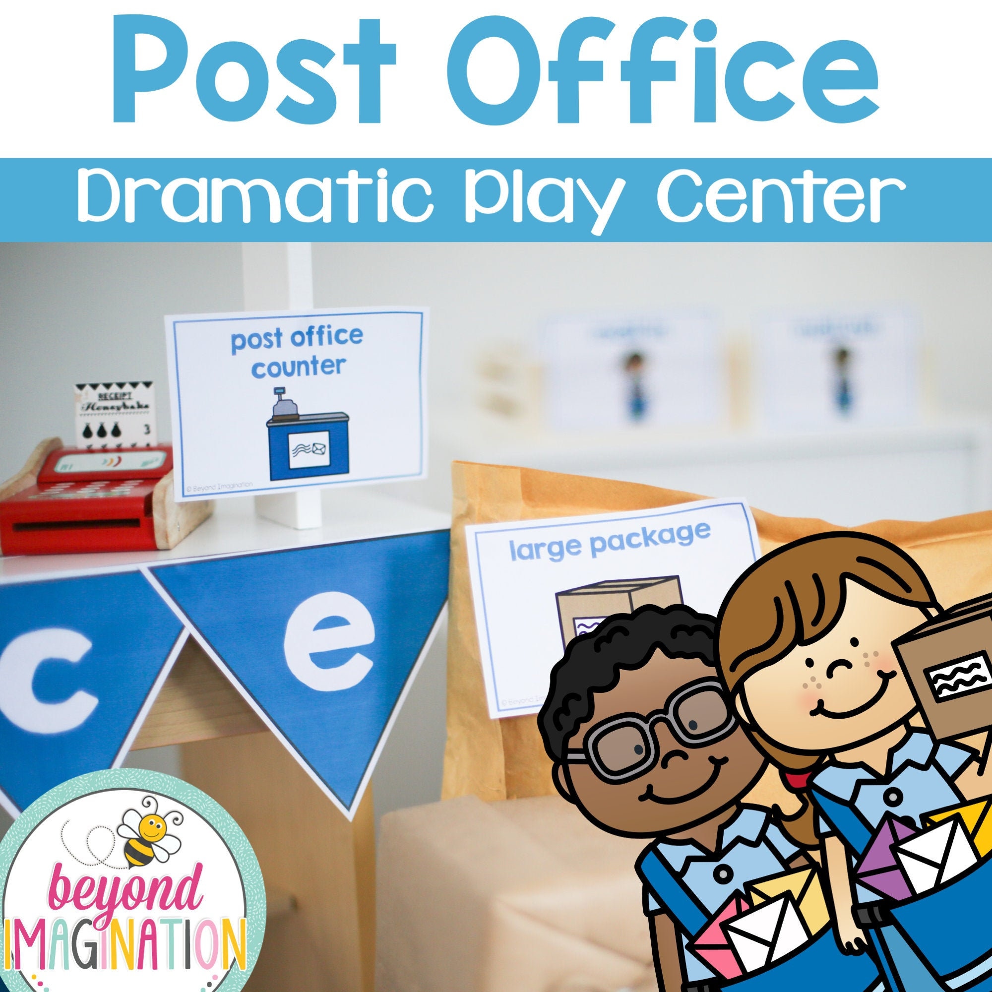 Instant Download Pretend Play Post Office Home School Activities Post