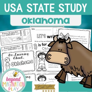 50 States Project | Oklahoma Facts Activities Worksheets Reading Comprehension