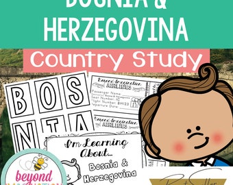 Bosnia and Herzegovina Country Study, Comprehension, Activities (Digital Download)