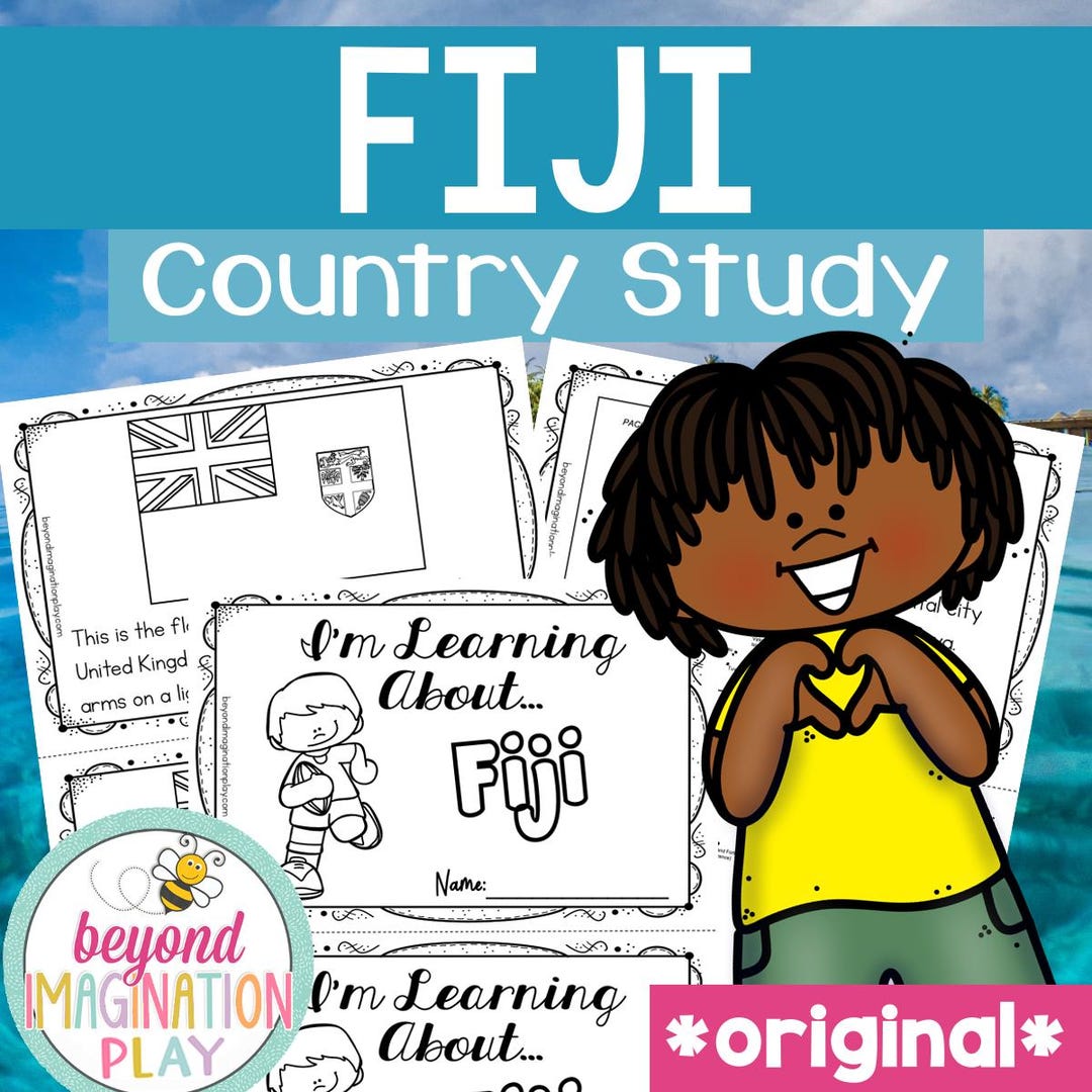 ORIGINAL Fiji Country Study | Instant Digital Download | Printable ...