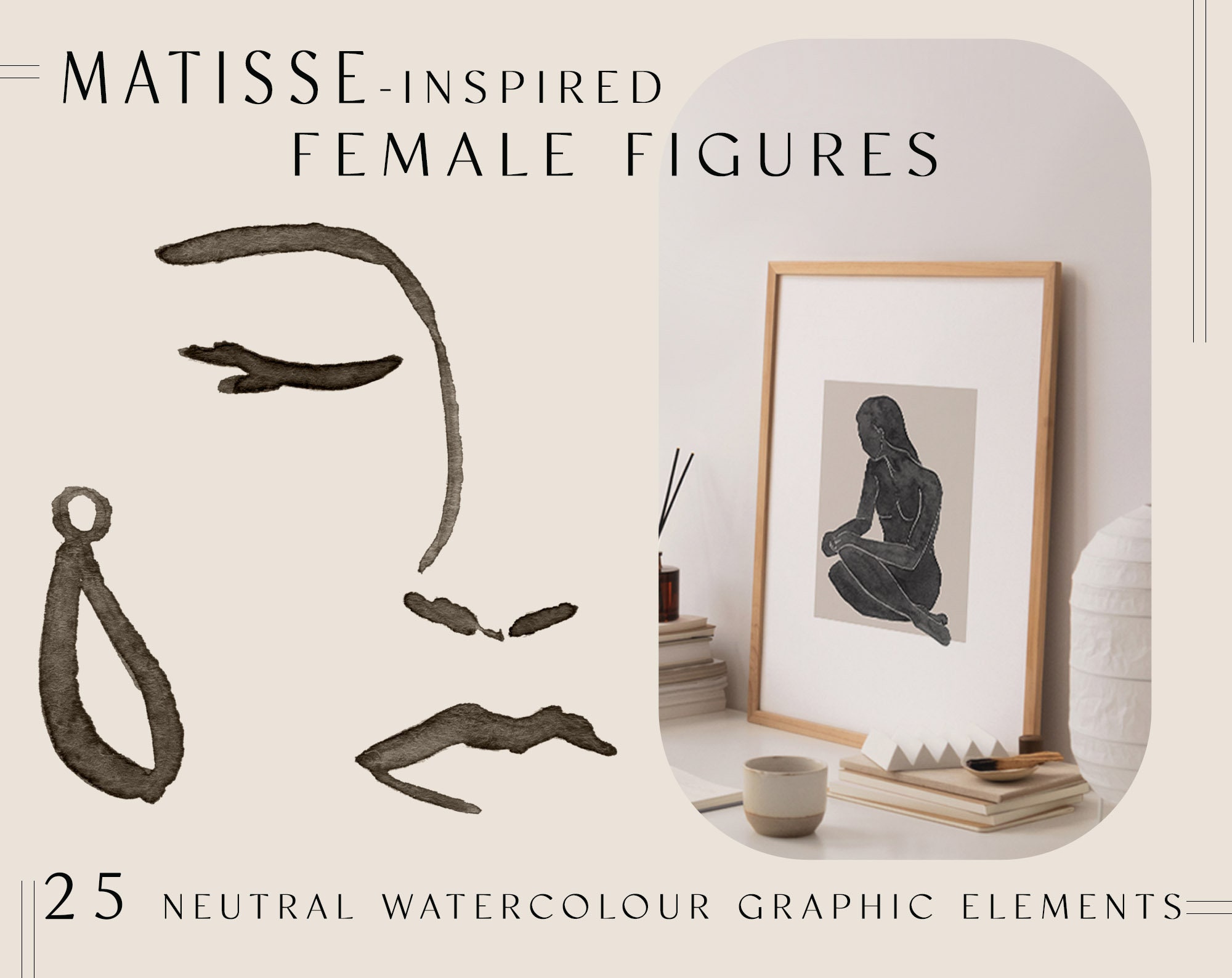 Matisse Inspired Shapes Al EPS PNG No SVG CC0 Public Domain 