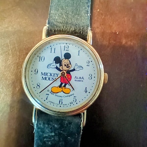 Vintage Mickey Mouse Tank Watch - Etsy