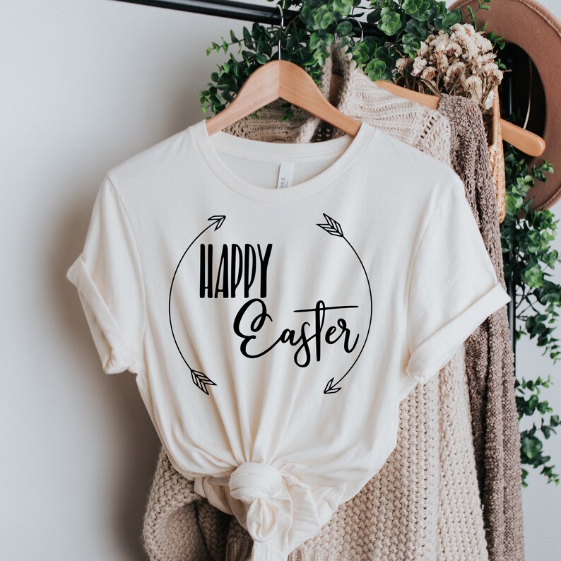 Bunny Shirt Bunny Tshirt Happy Easter T Shirt Bunny Ear Shirt Happy Easter Shirt Easter Shirt Womens