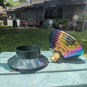 Fire bubbler Multicolored stainless steel / propane bubbles image 2