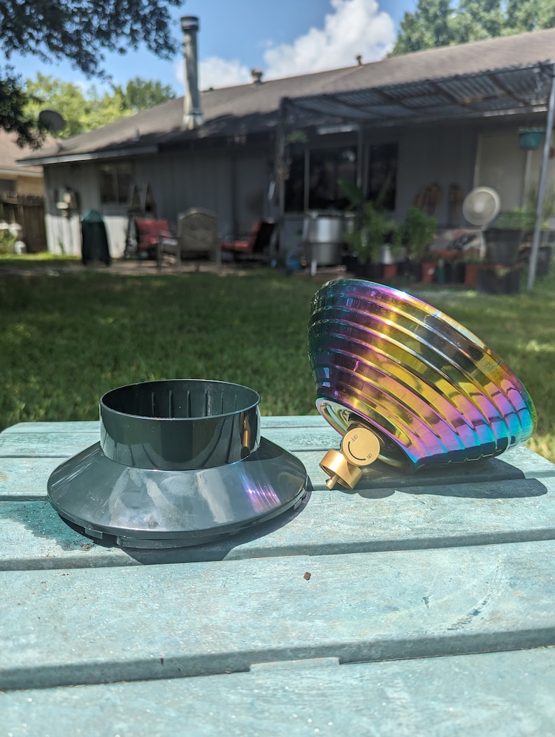 Fire bubbler Multicolored stainless steel / propane bubbles image 2