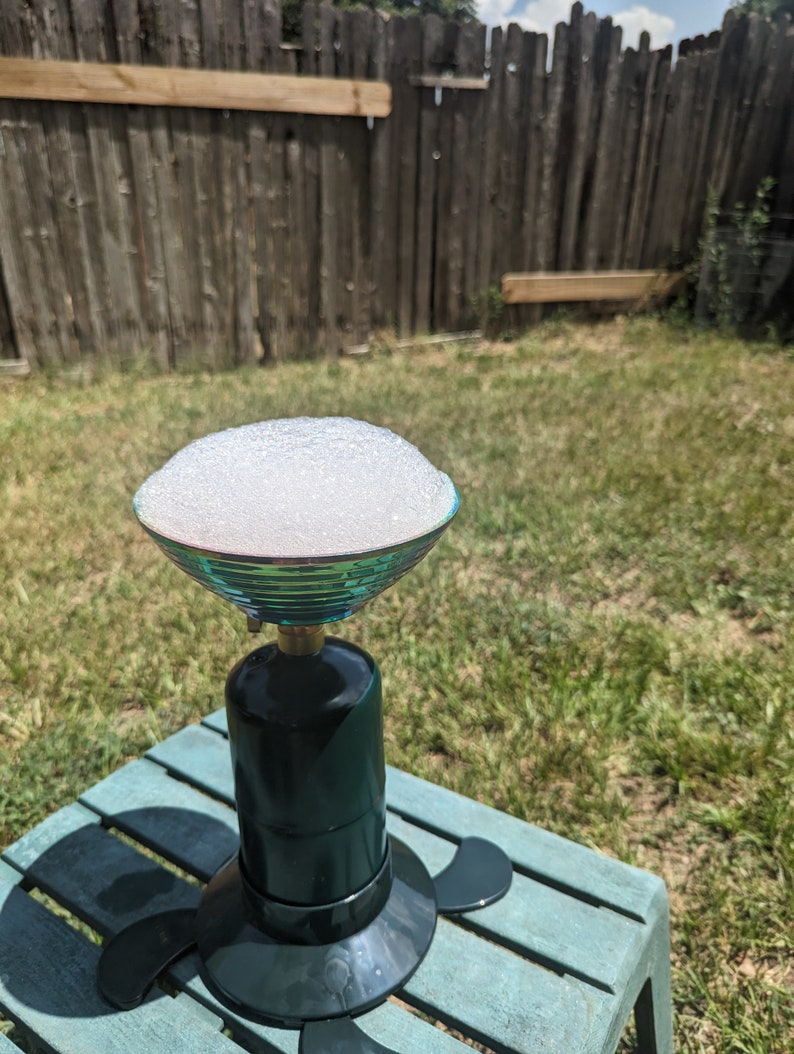 Fire bubbler Multicolored stainless steel / propane bubbles image 5