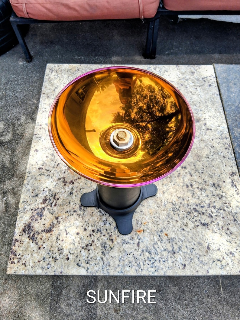 Fire bubbler Multicolored stainless steel / propane bubbles image 10