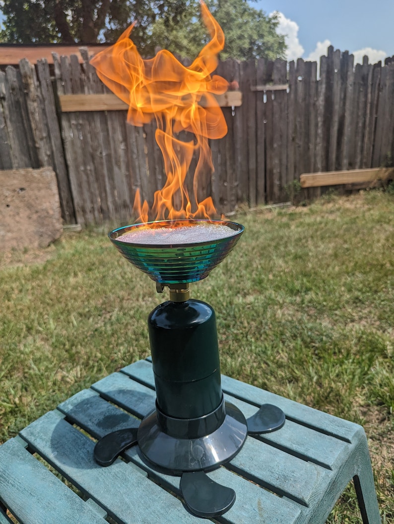 Fire bubbler Multicolored stainless steel / propane bubbles image 1