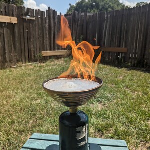 Fire bubbler Multicolored stainless steel / propane bubbles image 4