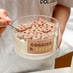 Cereal Candle - Cookies and Cream Scented Candle