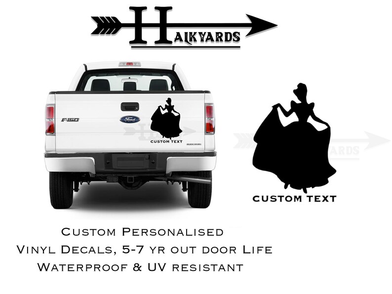 2022 Personalised Princess Tree Self Stick Decal Bike Decals Car