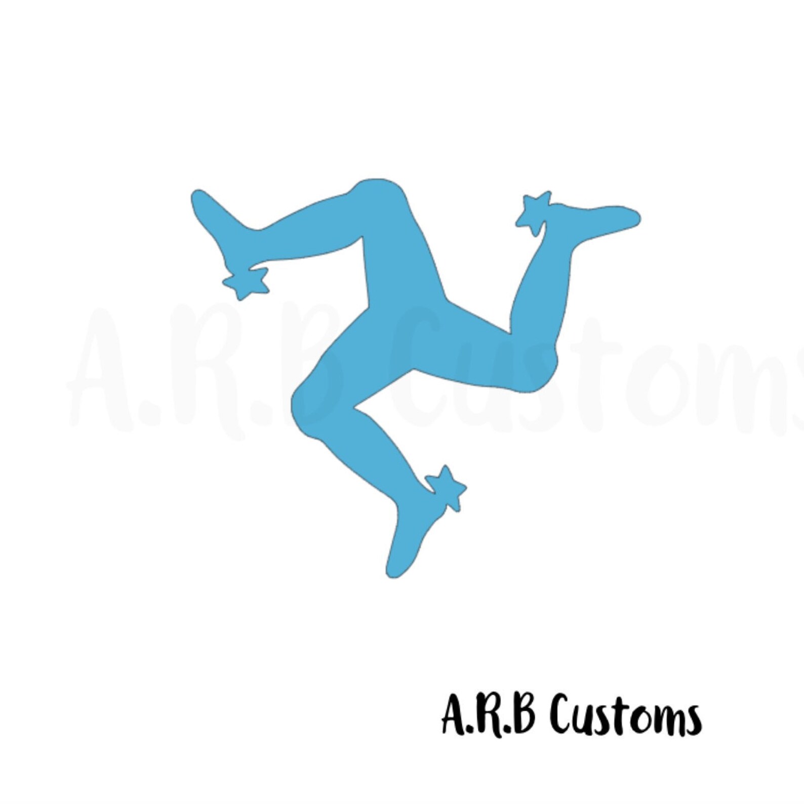 NEW Custom Three Legs Of Man Vinyl Self Stick Decal Car Etsy