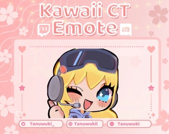 csgo Emote CS:GO CS cs2 Emote Kawaii ct twitch discord
