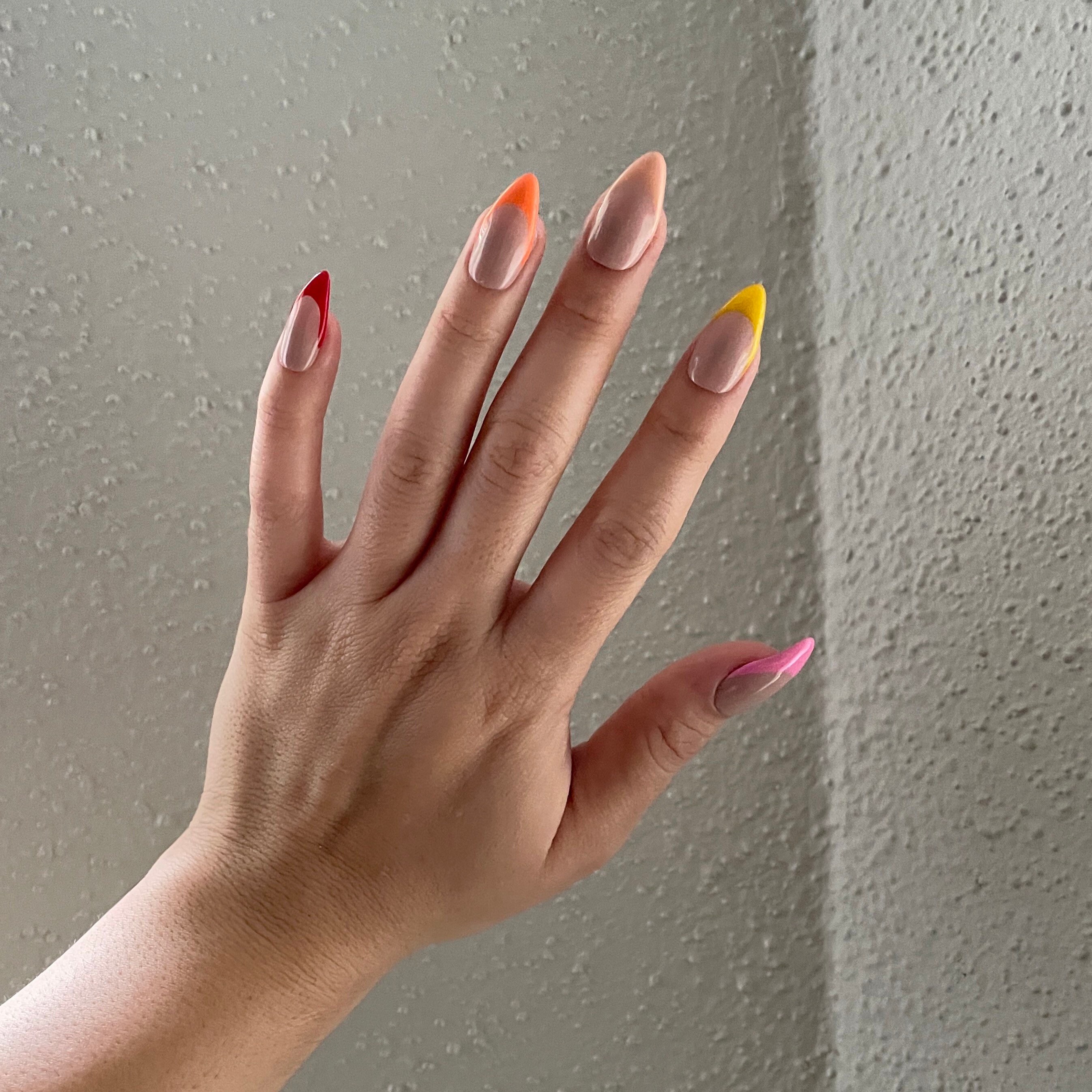 Crayons French Press On Nails Etsy