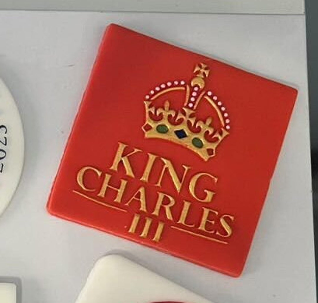 King Charles III Coronation Embosser and Cookie Cutter Etsy UK