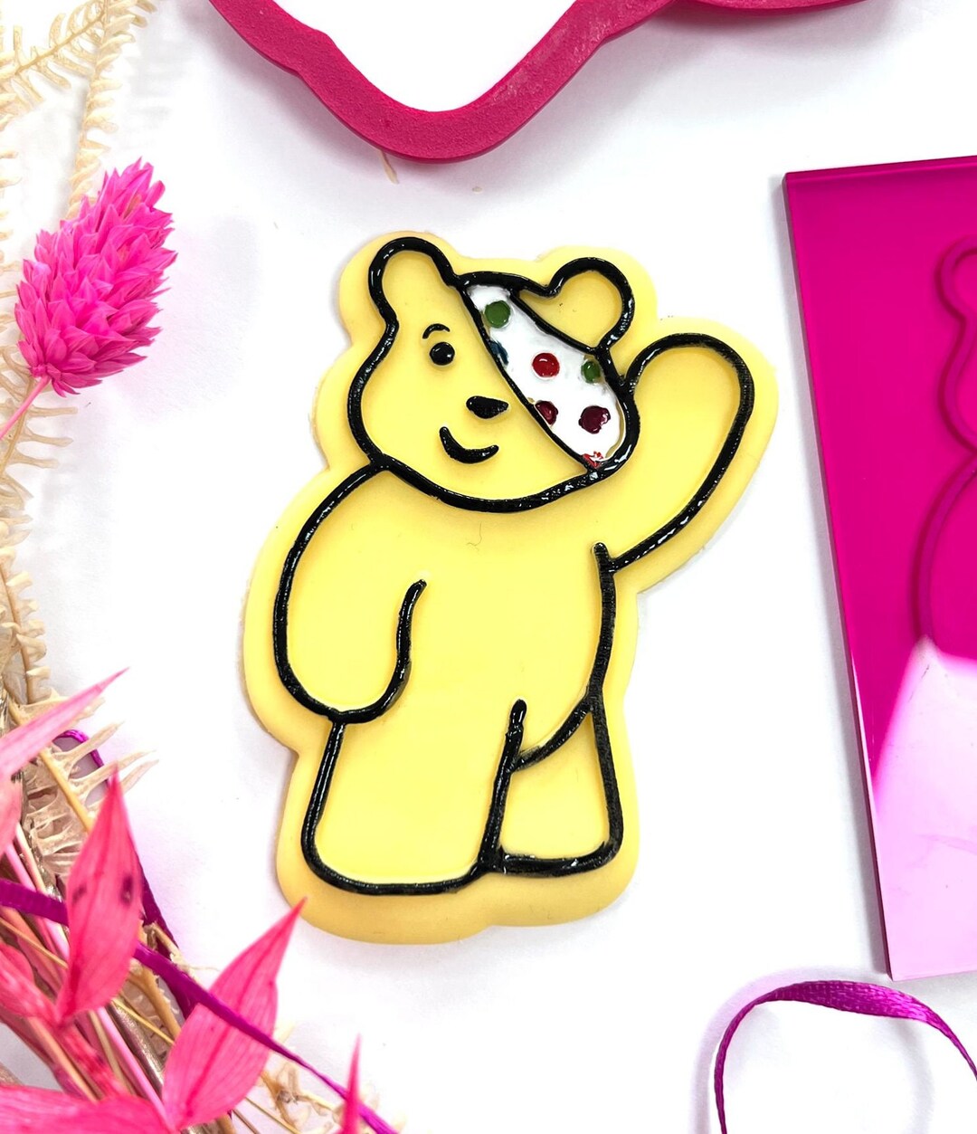 Pudsey Bear Embosser & Cookie Cutter Etsy UK